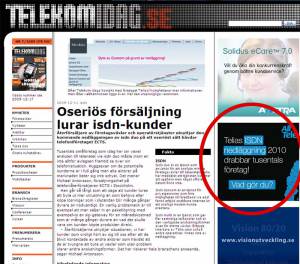 Telisol Telekomidag ISDN Telia Alltele